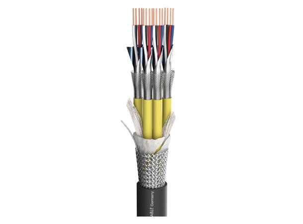 SOMMER Pegasus CMCK04 Multikabel SPVC, sort | 4 x 0,20 mm², 4 par