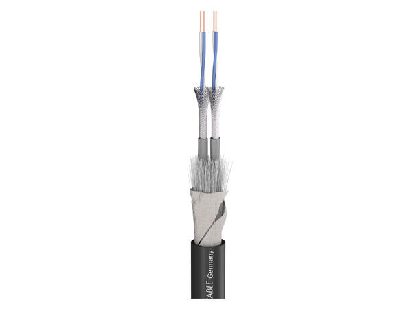 SOMMER Quantum QMC02 Multikabel SPVC, sort | 2 x 0,14 mm², 2 par