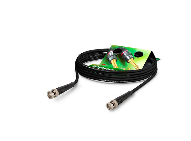 SOMMER SC-Vector 1.6L/7.3, 6G-SDI 5m. Sort. Damar+Hagen BNC