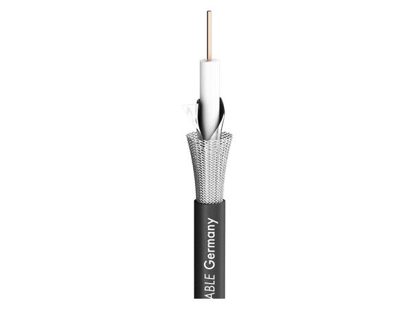 SOMMER Slimline Videokabel 1 x 0,60, PVC Ø 4,20 mm, sort