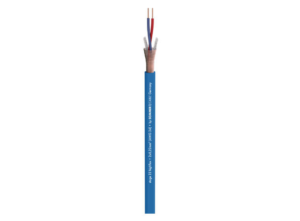 SOMMER Stage 22 Highflex Mikrofonkabel 2 x 0,22 mm², PVC , blå