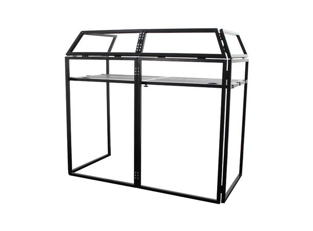 EQUINOX Aluminum DJ Booth System mkII Lettvekts sammenleggbar med én hylle