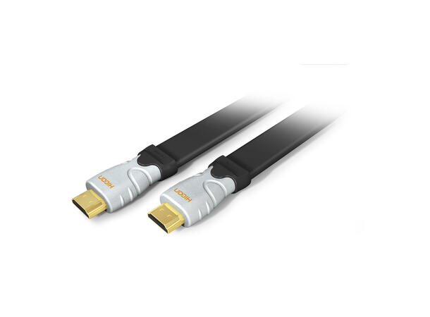 HICON HI-HDHD-0075 HDMI Kabel, 4K. 75cm ARC, 4K. Flat kabel