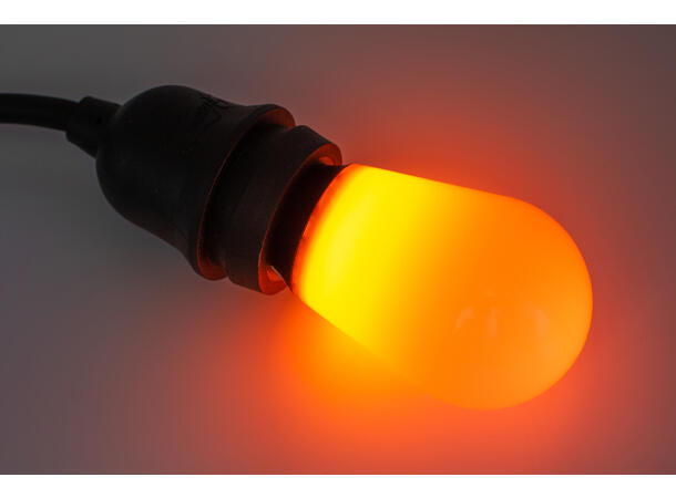 LUCENTI Vinci RUBY LED pære RGBW dimbar IP65. E27 sokkel