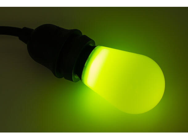 LUCENTI Vinci RUBY LED pære RGBW dimbar IP65. E27 sokkel