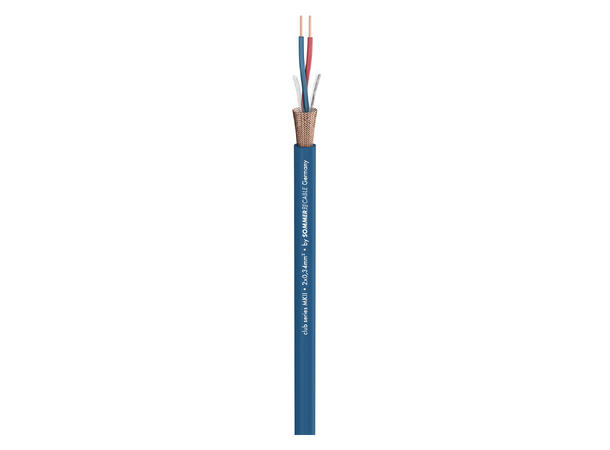 SOMMER Club Series MKII Mikrofonkabel 2 x 0,34 mm², PVC Ø 6,50 mm, blå