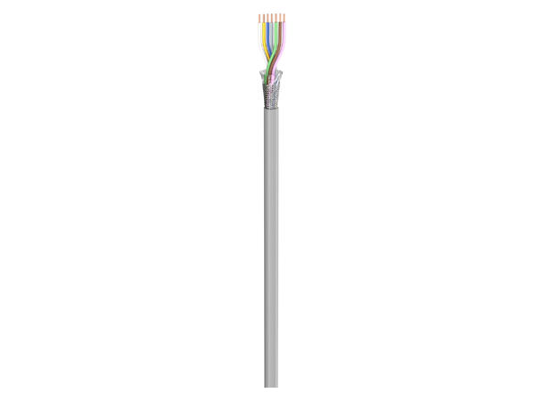 SOMMER Control Flex Kontrollkabel 7 x0,75mm², PVC FH, Ø 8,10mm, grå, Eca