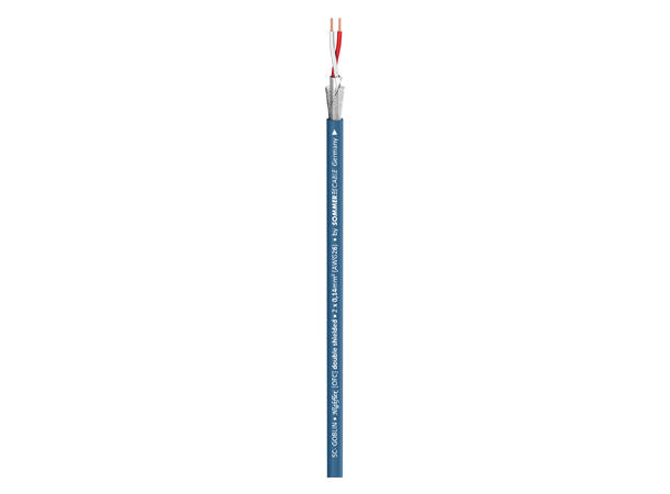 SOMMER Goblin Mikrofonkabel 2 x 0,14 mm², PVC, blå