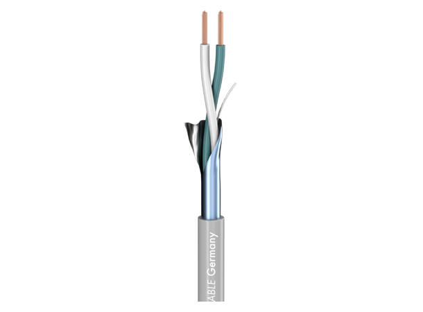 SOMMER Isopod SO-F22D Patchkabel PP 2x 0,22 mm², PVC Ø 3,30 mm, grå