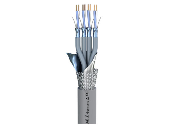 SOMMER Logicable MP MODF 04 Multikabel FRNC, grå | 2 x 0,26 mm, 4 par, Dca