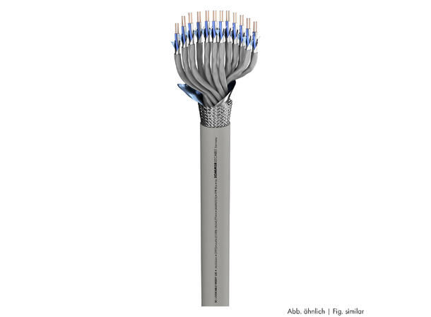 SOMMER Logicable MP MODF 20 Multikabel FRNC, grå | 2 x 0,26 mm², 20 par, Dca