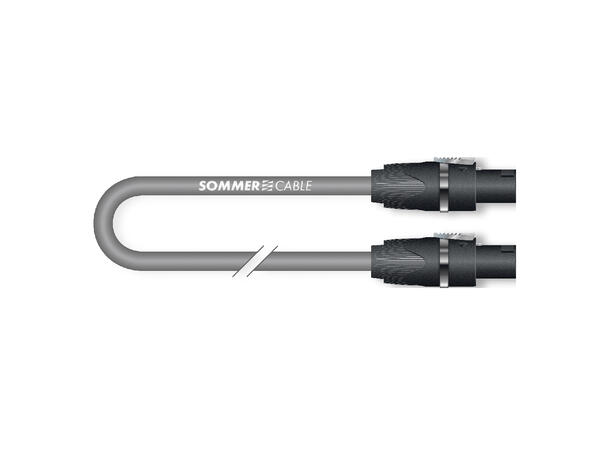SOMMER ME20-215 Høyttalerkabel, 1m grå, 2x 1,50mm² | SPK / SPK, NEUTRIK