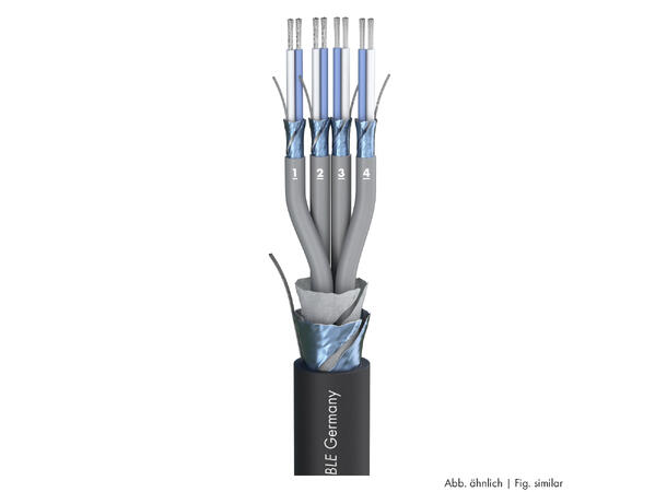 SOMMER Mistral MCF32 Multikabel sort | 2 x 0,22 mm², 32 par