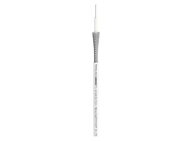 SOMMER Monomax Videokabel 1 x 0,32, Antistatic-PVC Ø 2,70 mm, hvit