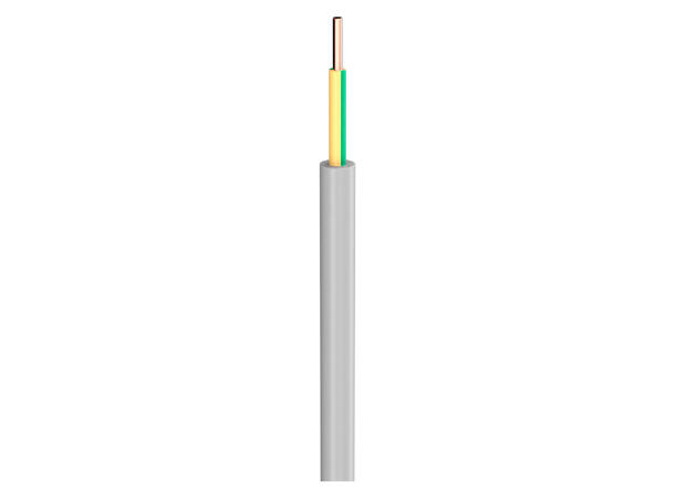 SOMMER NYM-J Strømkabel 1x 6,00mm², PVC FH, Ø 7,00mm, grå, Eca