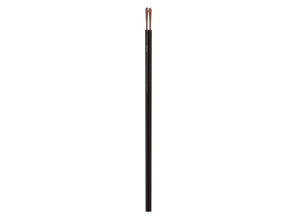 SOMMER Nyfaz Høyttalerkabel 1x 2 x 0,75 mm², PVC, 4,5 x 2,3 mm, sort
