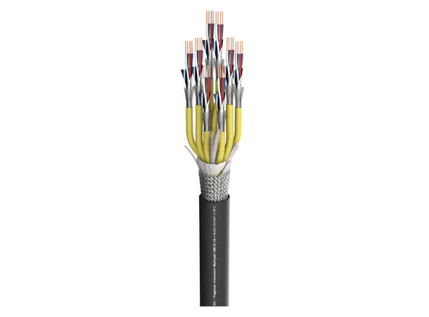 SOMMER Pegasus CMCK08 Multikabel SPVC, sort | 4 x 0,20 mm², 8 par