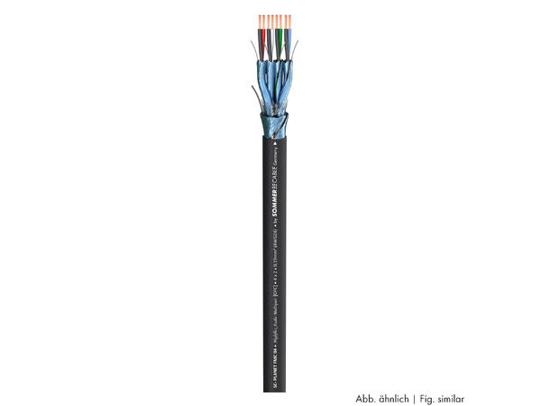 SOMMER Planet FMC12+2 Multikabel S-PVC, sort | 2 x 0,19 mm² x ant. par