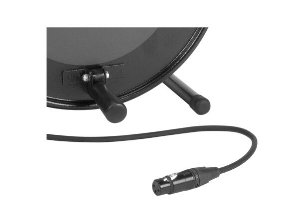 SOMMER B2E3H DMX-kabel på trommel, 70m 3-pin, XLR / XLR, NEUTRIK , Sort