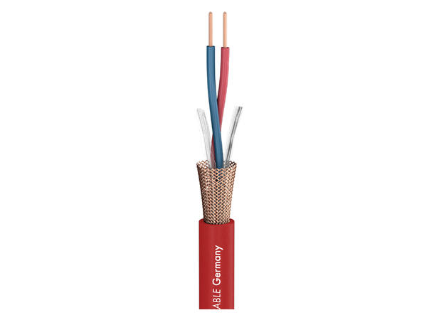 SOMMER Club Series MKII Mikrofonkabel 2 x 0,34 mm², PVC Ø 6,50 mm, rød