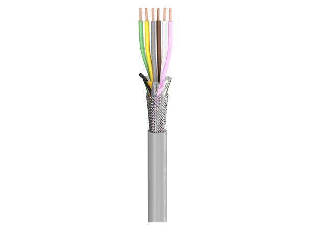 SOMMER Control Flex Kontrollkabel 6 x0,14mm², PVC FH, Ø 4,80mm, grå, Eca