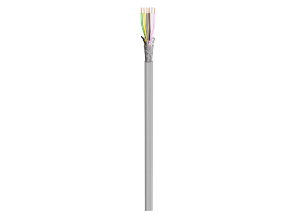 SOMMER Control Flex Kontrollkabel 6 x0,14mm², PVC FH, Ø 4,80mm, grå, Eca
