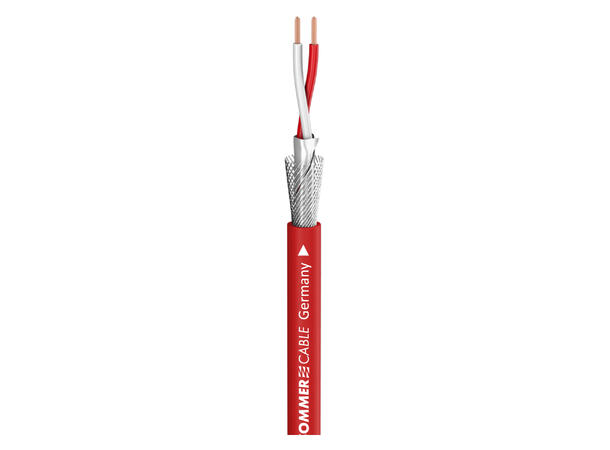SOMMER Goblin Mikrofonkabel 2 x 0,14 mm², PVC, rød