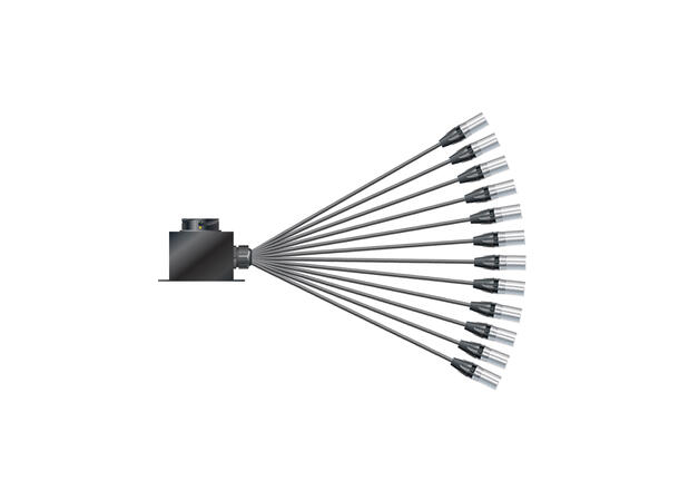 SOMMER Isopod LK Fan-out (12/00) LKm i boks - NEUTRIK XLR, 1,2m