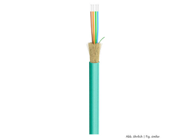 SOMMER Octopus-G Fiberkabel, OM3 8 x 50/125 µm OM3, LSZH, aqua