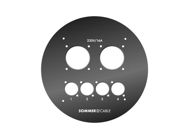 SOMMER RUND0204 Koblingsplate For Schill GT310, HT og SK serie