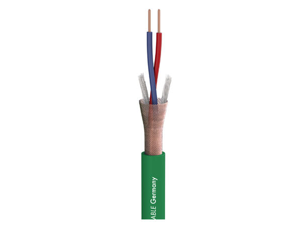 SOMMER Stage 22 Highflex Mikrofonkabel 2 x 0,22 mm², PVC , grønn