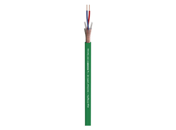 SOMMER Stage 22 Highflex Mikrofonkabel 2 x 0,22 mm², PVC , grønn