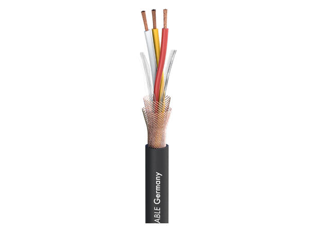 SOMMER Symbiotic 3 Mikrofonkabel 3 x 0,20 mm², TPE Ø 5,20 mm, sort