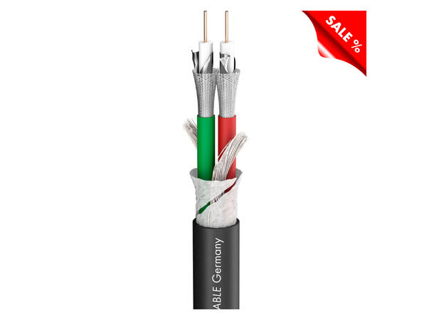 SOMMER Transit 2 HD Videokabel 1 x 0,60/2,80, FRNC Ø 10,20 mm, sort