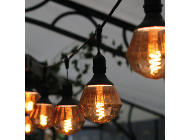 LUCENTI Vinci PEARL LED pære m/RGB IP65. E27 sokkel