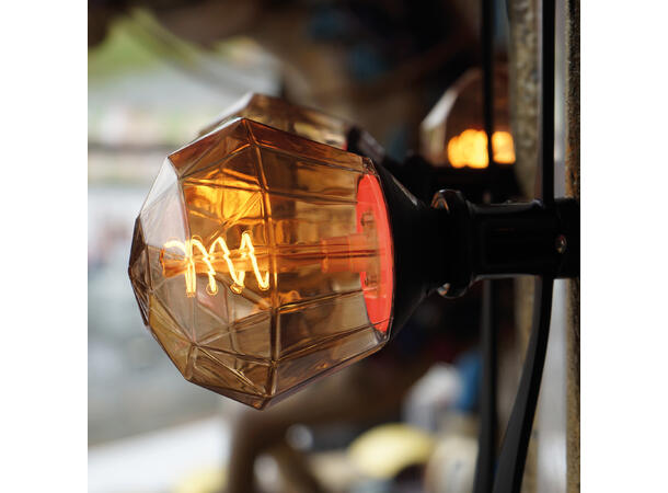 LUCENTI Vinci PEARL LED pære m/RGB IP65. E27 sokkel