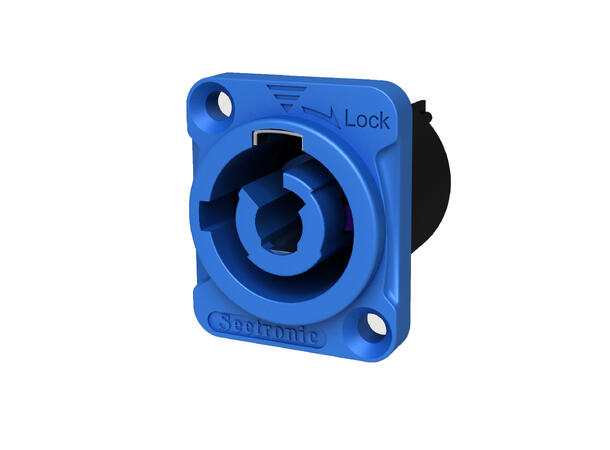 SEETRONIC SAC3MPA for chassis Blå, strøm inn. Kompatibel med PowerCON