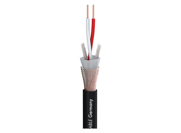 SOMMER Binary 234 AES/EBU MKII DMX-kabel 2 x 0,34 mm², PUR Ø 6,20 mm, sort