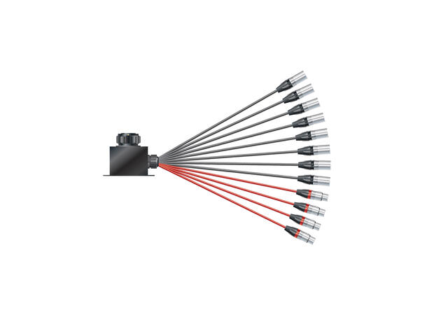 SOMMER Isopod LK Fan-in (08/04) LKf i boks  - NEUTRIK XLR, 1,2m