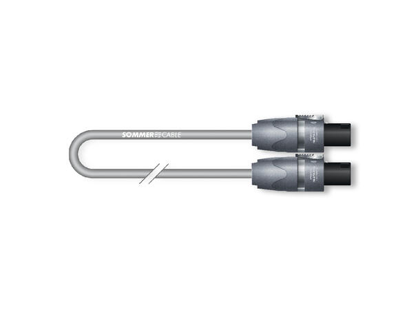 SOMMER ME25-225 Høyttalerkabel, 10m grå, 2x 2,50mm² | SPK / SPK, NEUTRIK