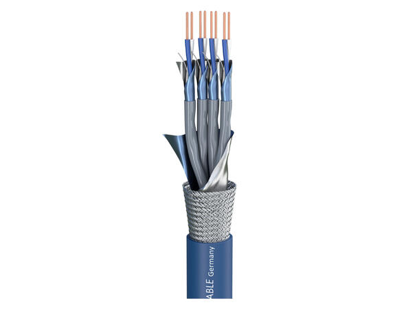 SOMMER Matrix MMC04 Multikabel FRNC, mørk blå | 2 x 0,25 mm², 4 par