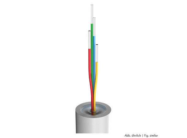SOMMER Octopus-G Fiberkabel, OM2 24 x 50/125 µm OM2, FRNC / LSZH, sort