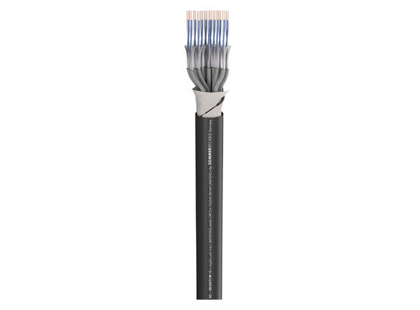 SOMMER Quantum QMC12 Multikabel SPVC, sort | 2 x 0,14 mm², 12 par