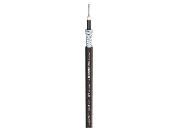 SOMMER Spirit XXL Instrumentkabel 1 x 0,75 mm², PVC, sort/transp.