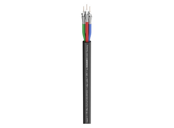SOMMER Transit 3 HD Videokabel 1 x 0,60/2,80, PVC Ø 11,20 mm, sort