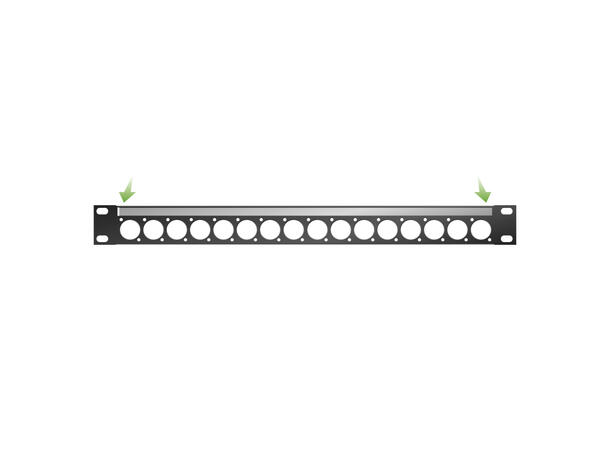 SOMMER ZSPB Magnestisk merkestrip For 19" rackpaneler