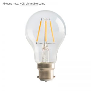 4W LED Clear GLS Filament Lamp ideal for use in our Festoon Lighting
