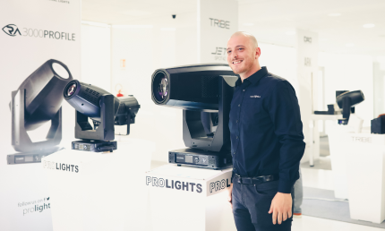 Prolights-teamet i arbeid